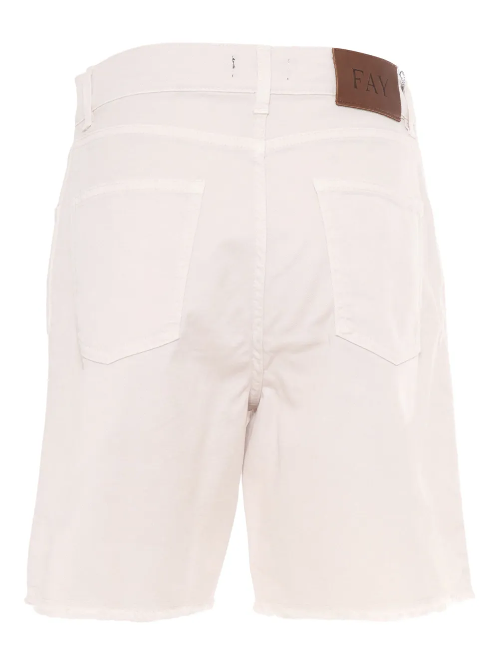 Fay 5 Pockets Shorts In White