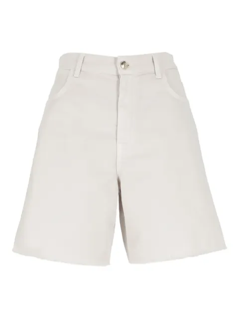 Fay frayed five-pocket shorts