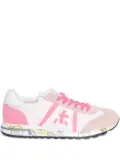Premiata leather-panelled sneakers - Pink