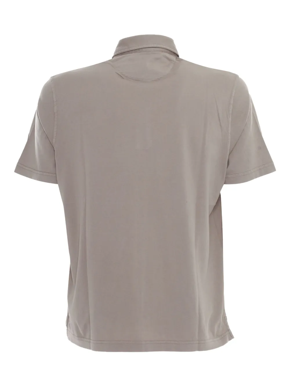 Fedeli Zero katoenen poloshirt met korte mouwen - Beige