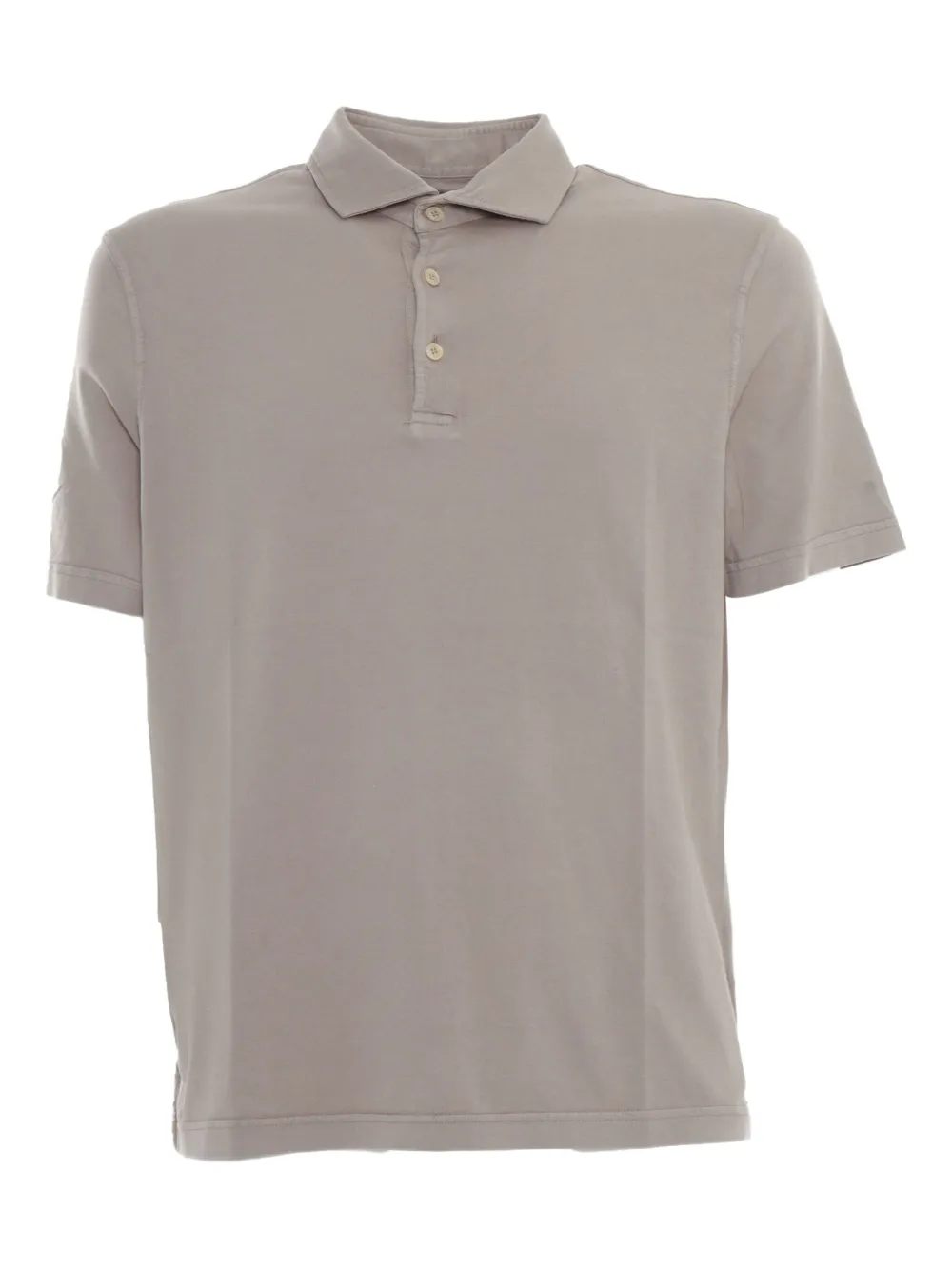 Zero short-sleeve cotton polo shirt