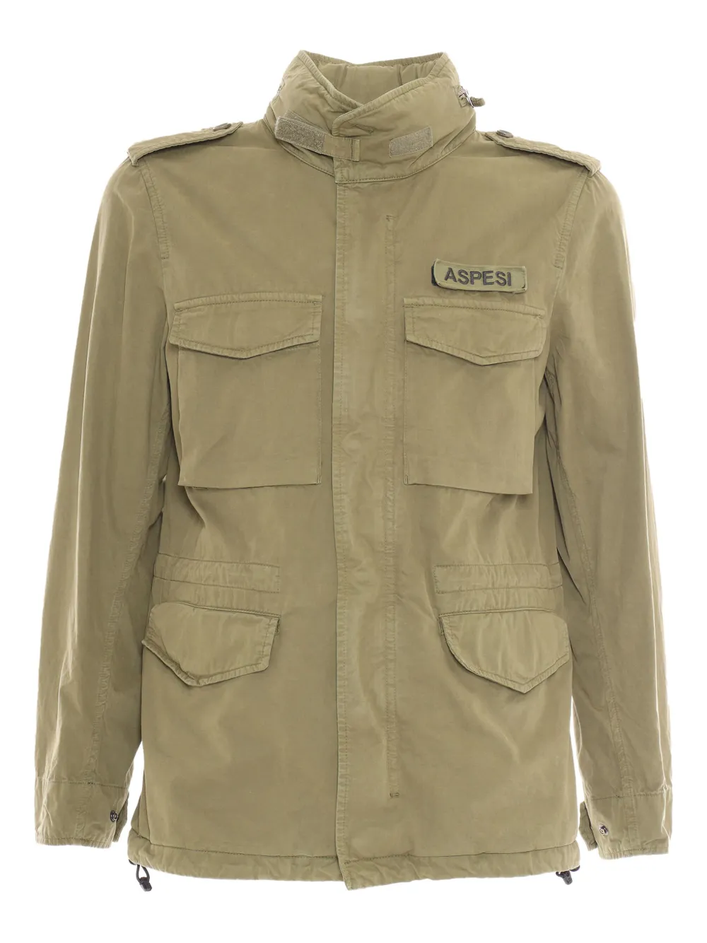 Aspesi Cotton Field Jacket In Green