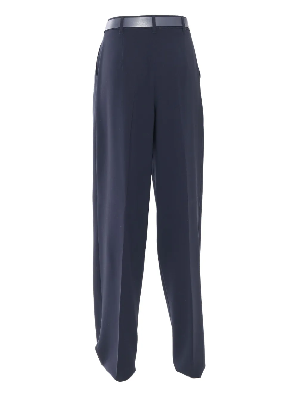 Max Mara Neottia broek met ceintuur - Blauw