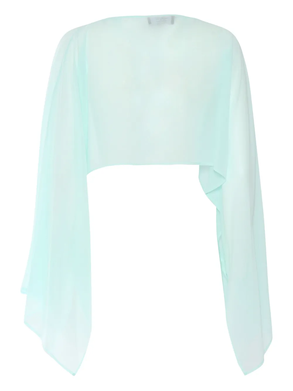 Clips Long-sleeves Scarves In Blue