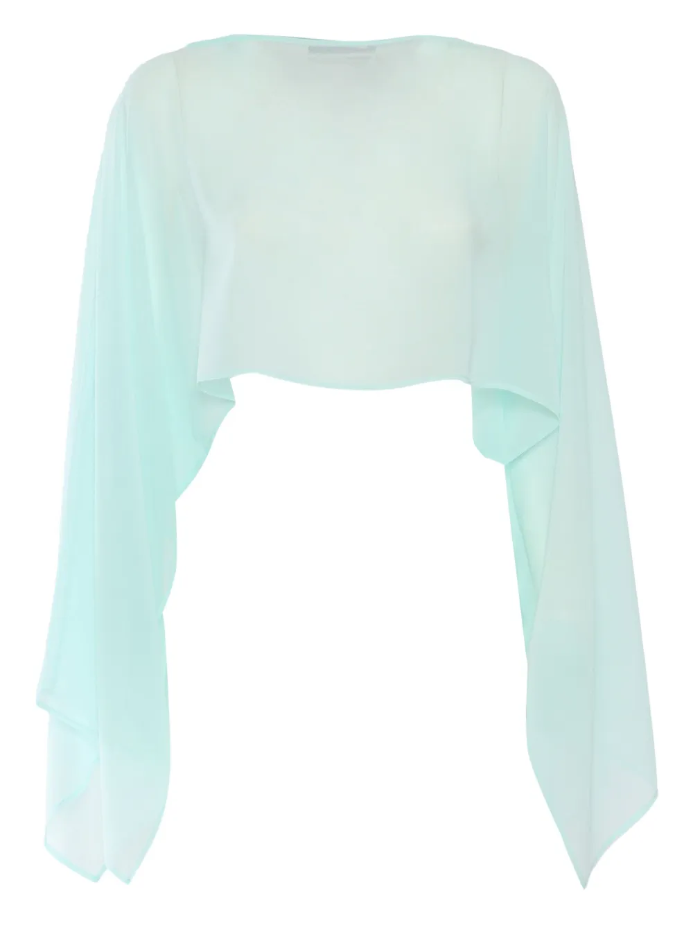 Clips Long-sleeves Scarves In Blue