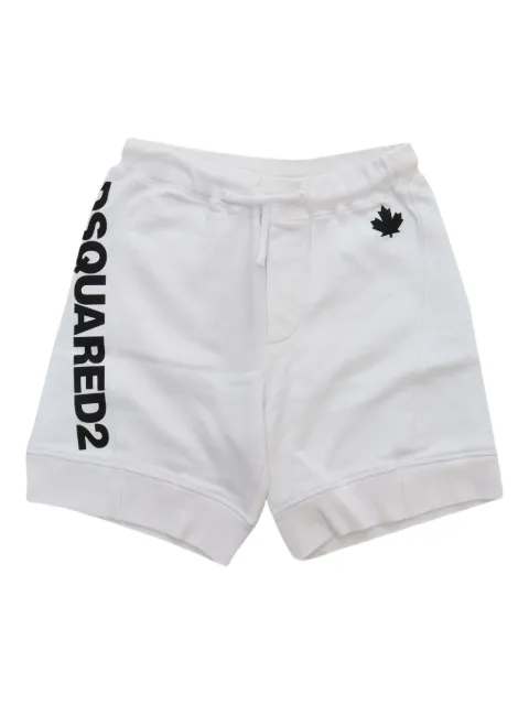 DSQUARED2 KIDS maple leaf-logo shorts