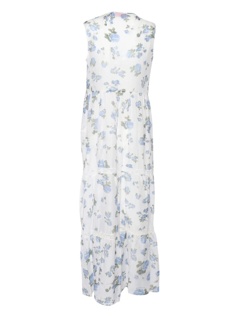 Ermanno Scervino Jurk met bloemenprint - Wit