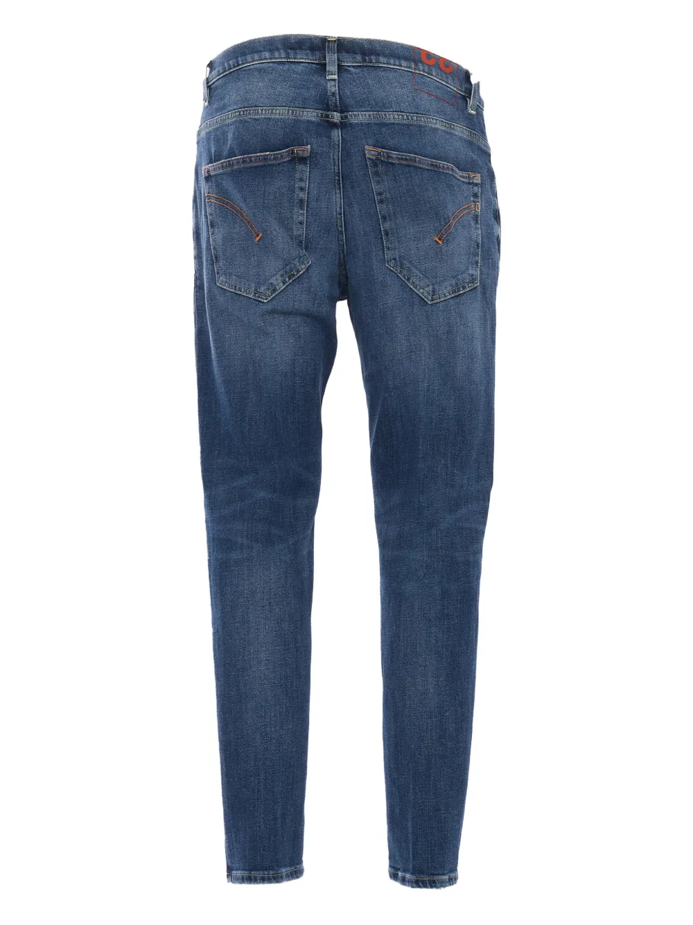 DONDUP KIDS Brighton jeans met stonewashed-effect en logodetail - Blauw