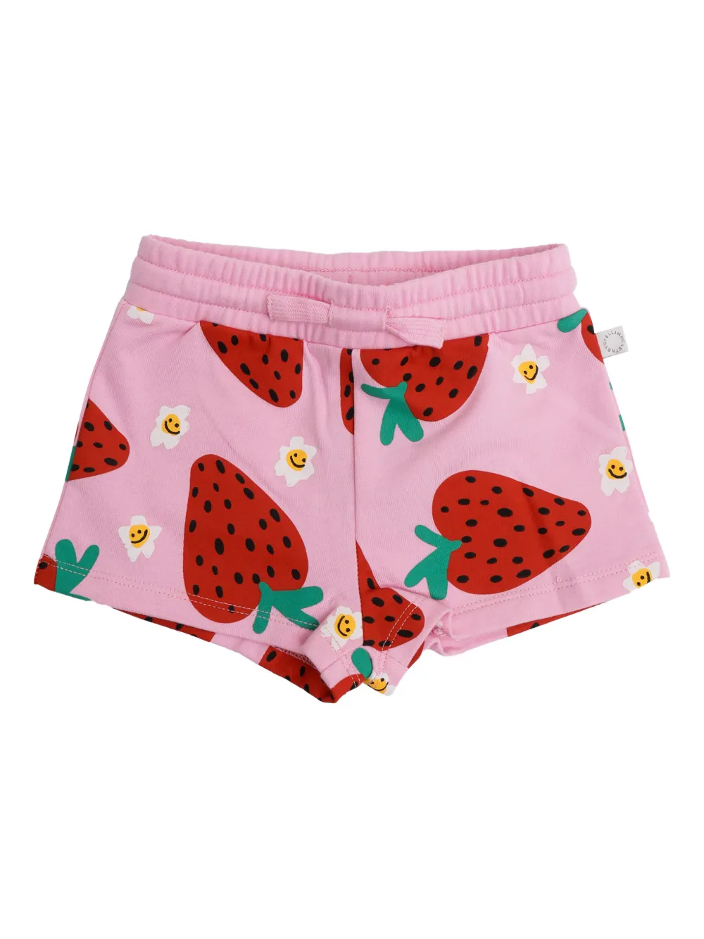 Stella McCartney Kids Shorts met aardbeienprint Roze