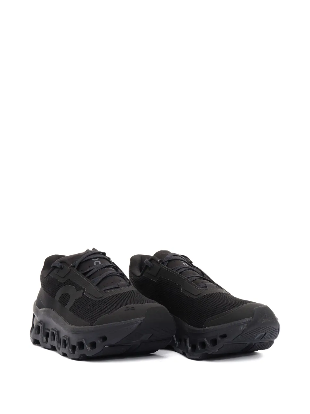 On Running Cloudmonster mesh low-top sneakers Black