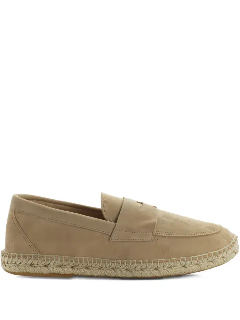 ABARCA penny-strap suede loafers