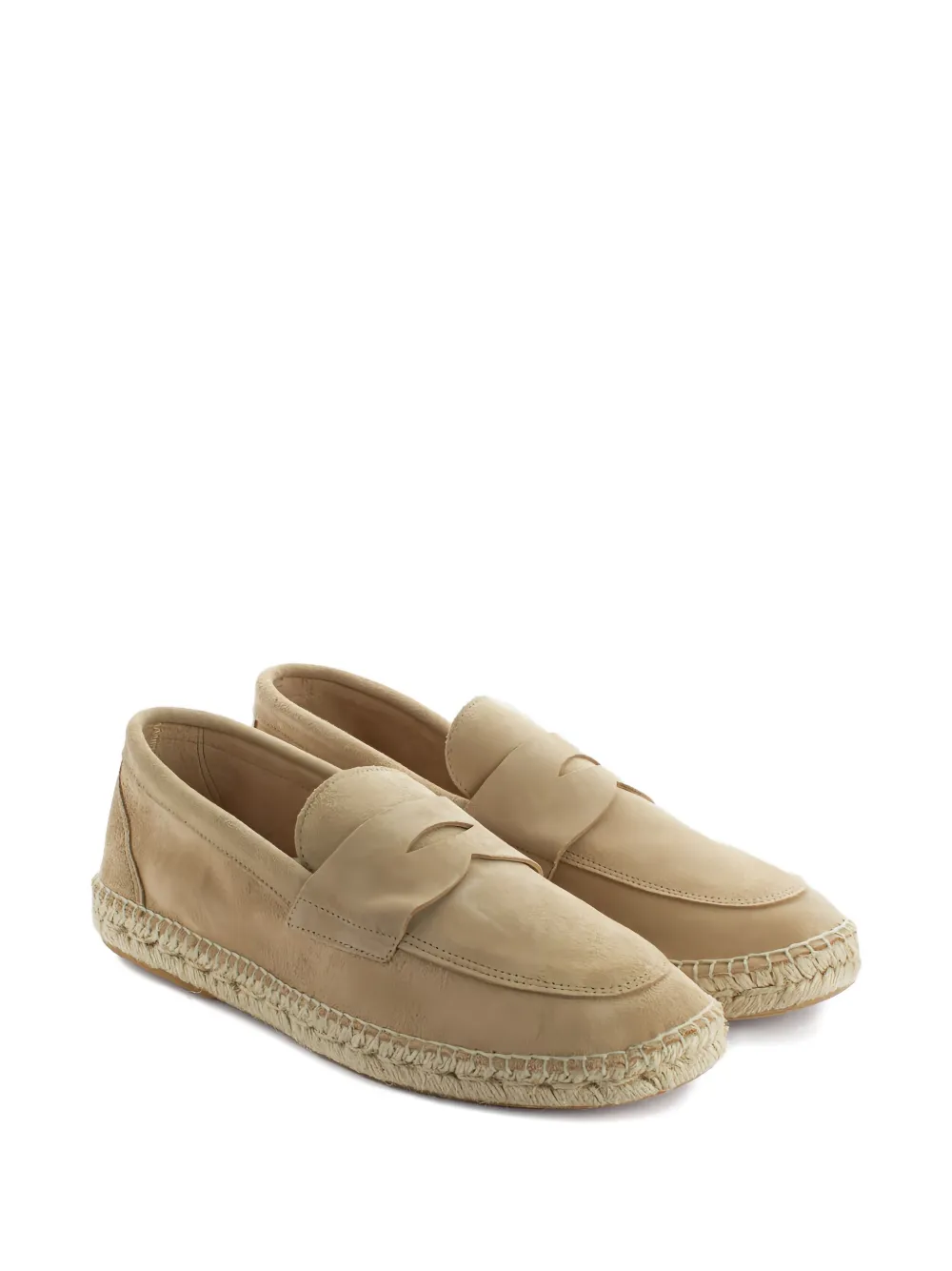 ABARCA Suède loafers - Bruin