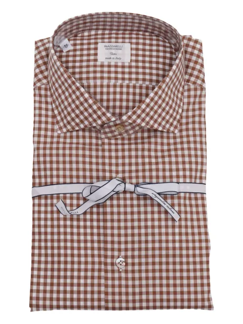 Mazzarelli gingham check shirt