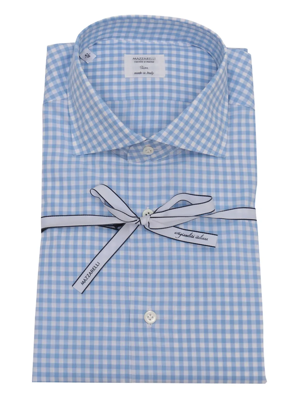 gingham cotton shirt