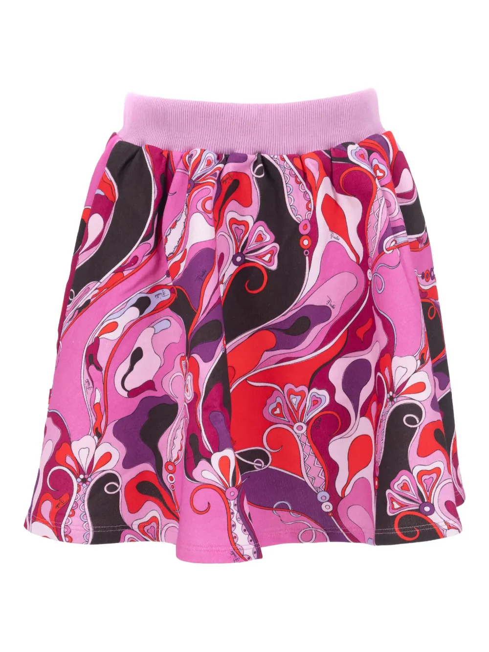 PUCCI Junior Katoenen rok met orchidee-print Roze