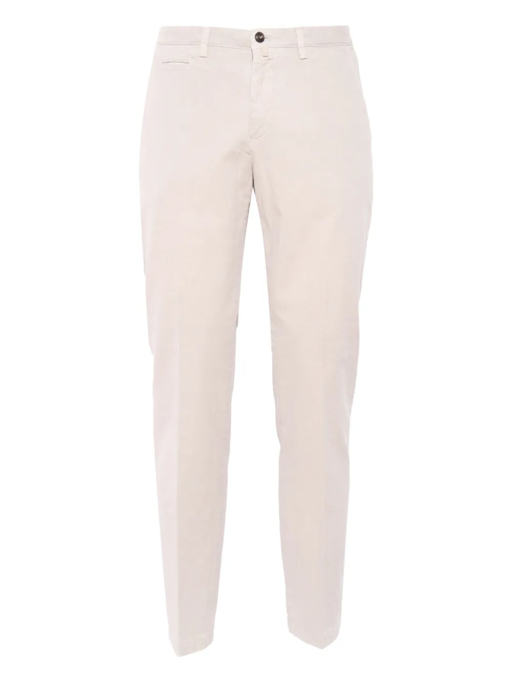 Briglia 1949 Regular broek met platte voorkant Beige