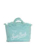 MC2 Saint Barth mini Vanity frayed tote bag - Blue
