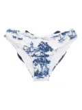 MC2 Saint Barth Kids bow-detailed bikini bottoms - White