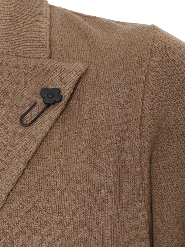 Lardini ダブルジャケット | ブラウン | FARFETCH JP