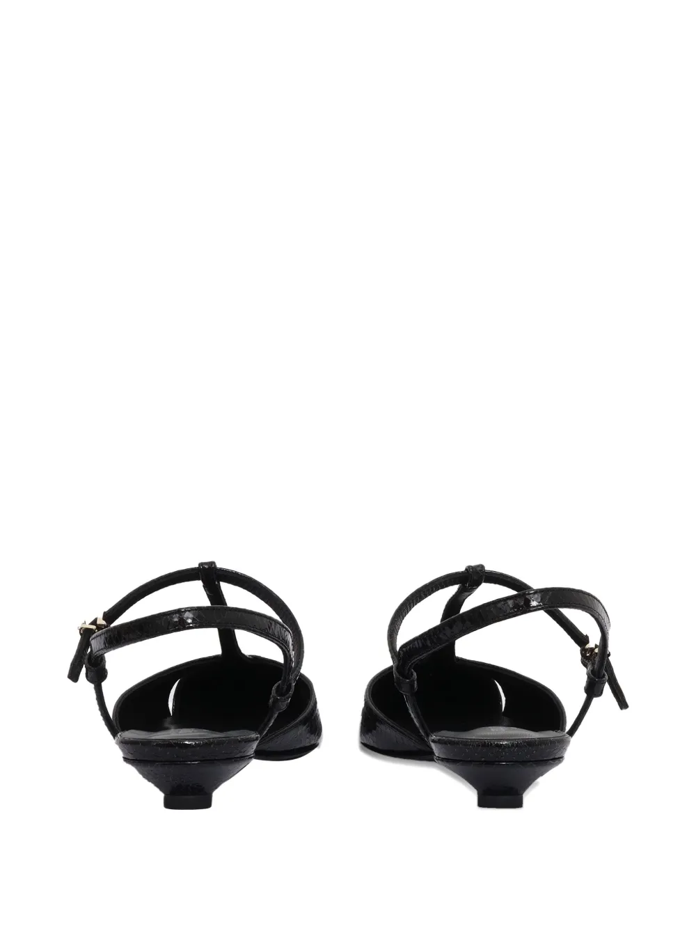 Sergio Levantesi Slingback Pointed-toe Pumps In Black