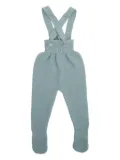 Paz Rodriguez wool-knit suspender dungarees - Blue