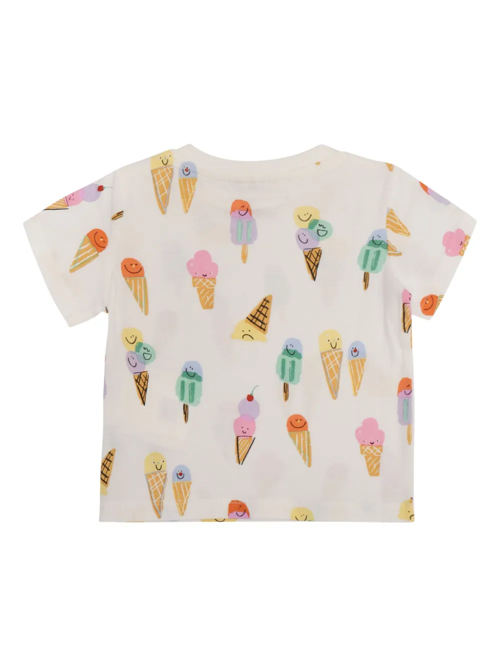 Stella McCartney Kids T-shirt met print Wit