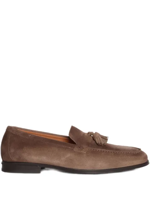 Doucal's tassel suede loafers