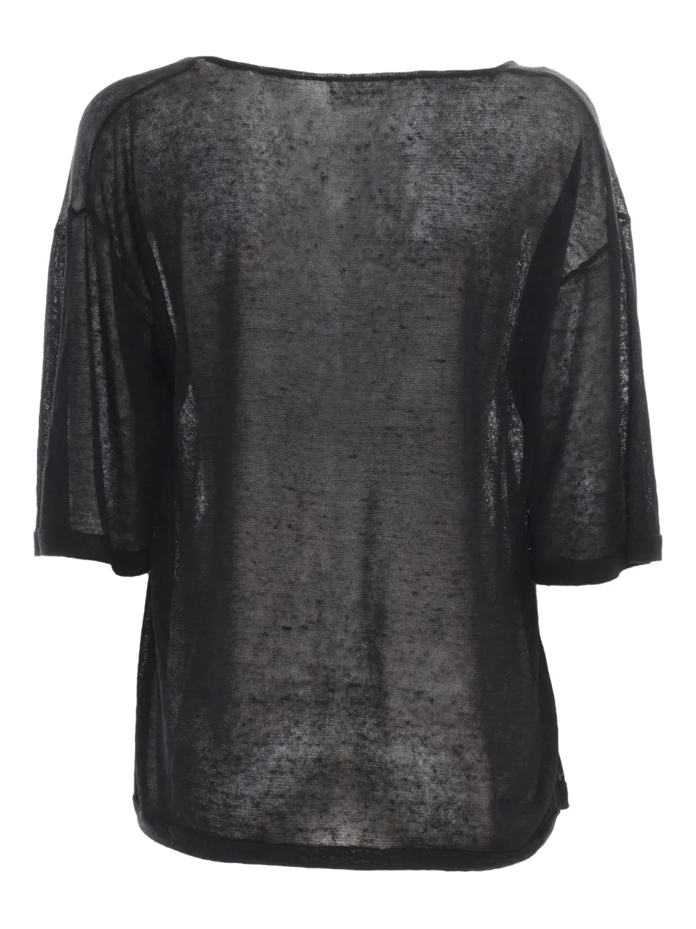P.A.R.O.S.H. Top met V-hals - Zwart