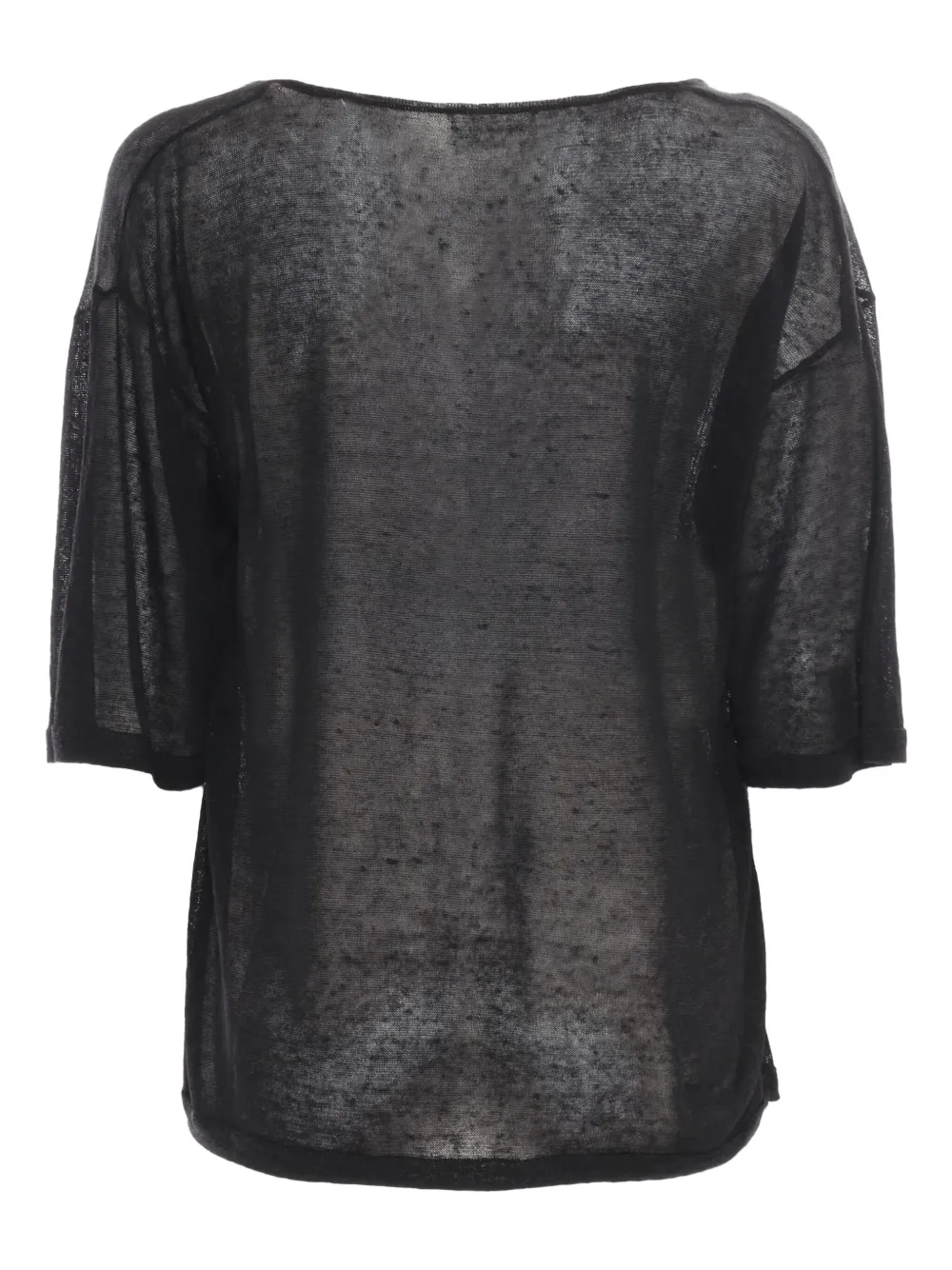P.A.R.O.S.H. Top met V-hals Zwart