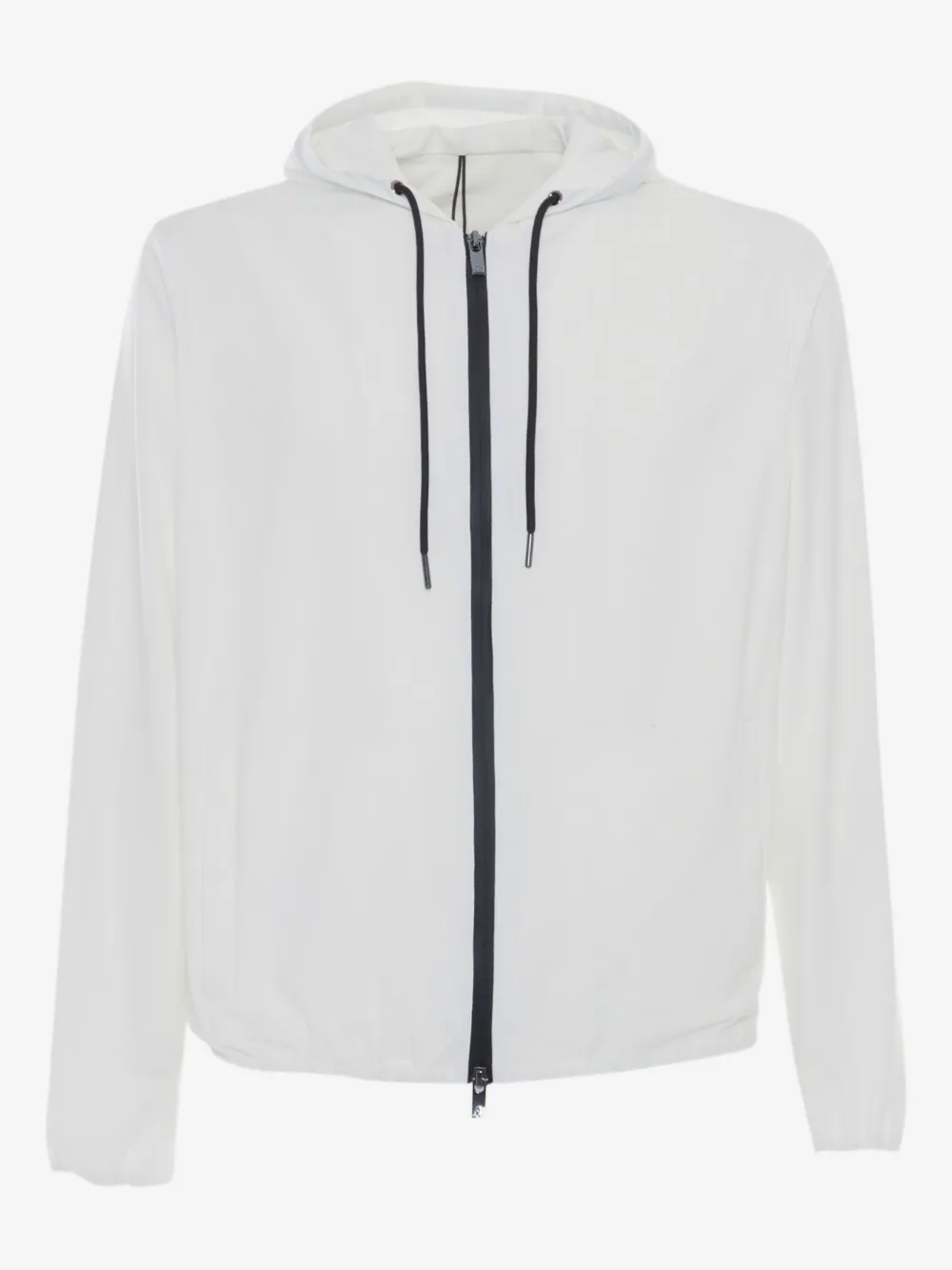 Tombolini hooded zip-fastening jacket | White | Image 1