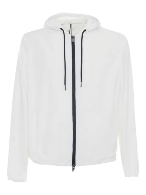 Tombolini hooded zip-fastening jacket