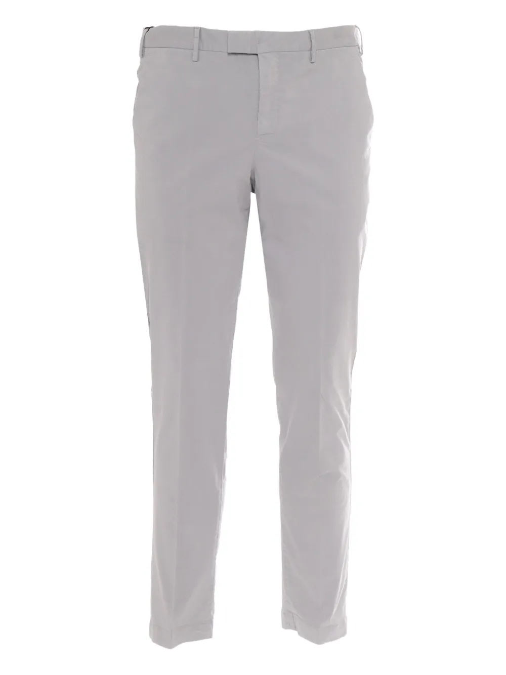 Pt Torino Cotton Trousers In Gray