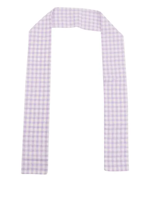 MAGIL gingham-check belt