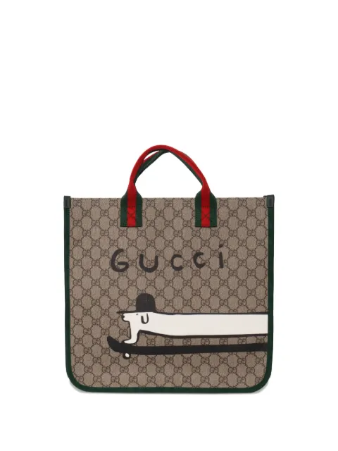 Gucci Kids dog-print handle bag
