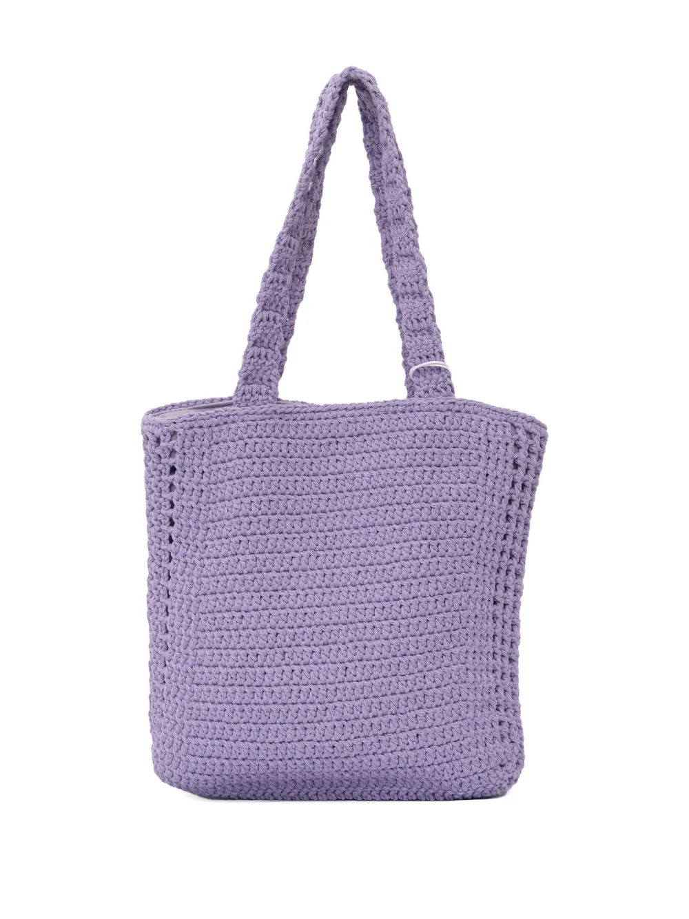 Stella McCartney Kids Stay Earthy crochet tote bag Paars