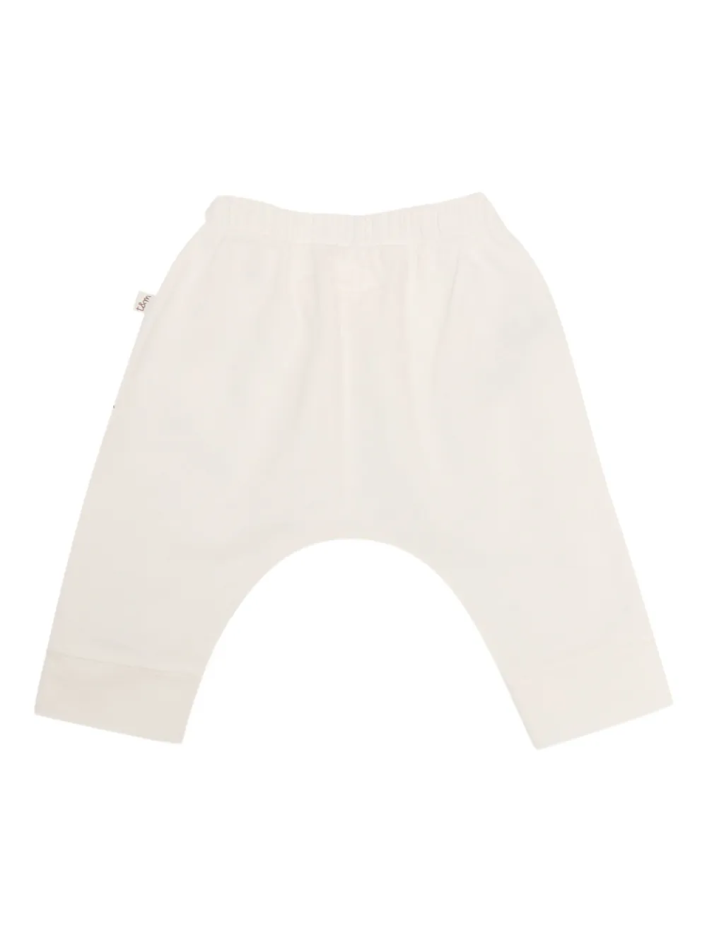 TEDDY & MINOU Broek met elastische tailleband Wit