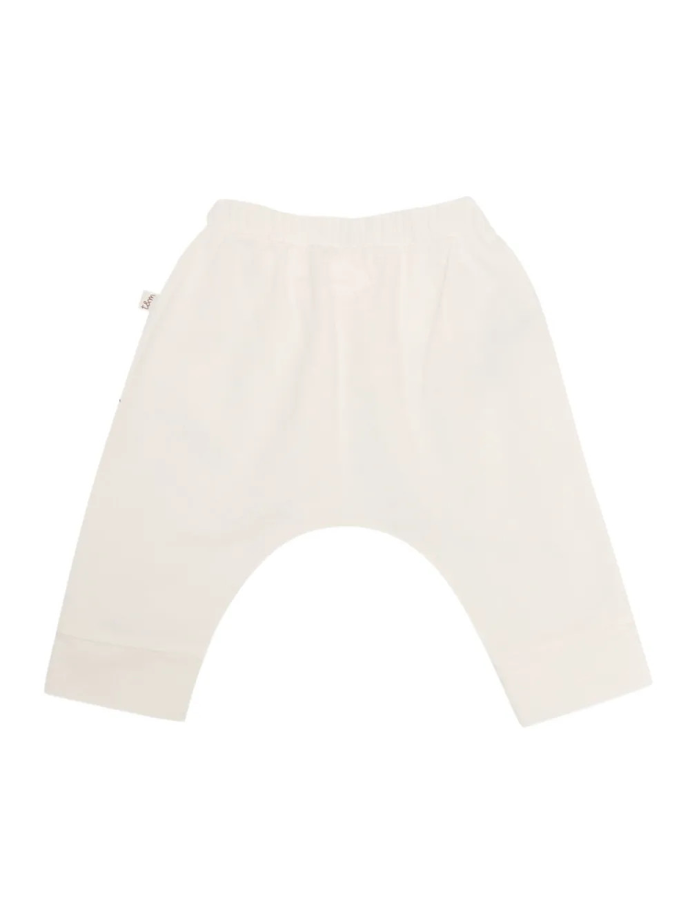 TEDDY & MINOU Broek met elastische tailleband Wit