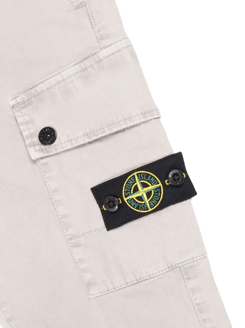 Stone Island Compass-badge Cargo Pants In Neutral