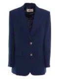 Elisabetta Franchi button-closure blazer - Blue
