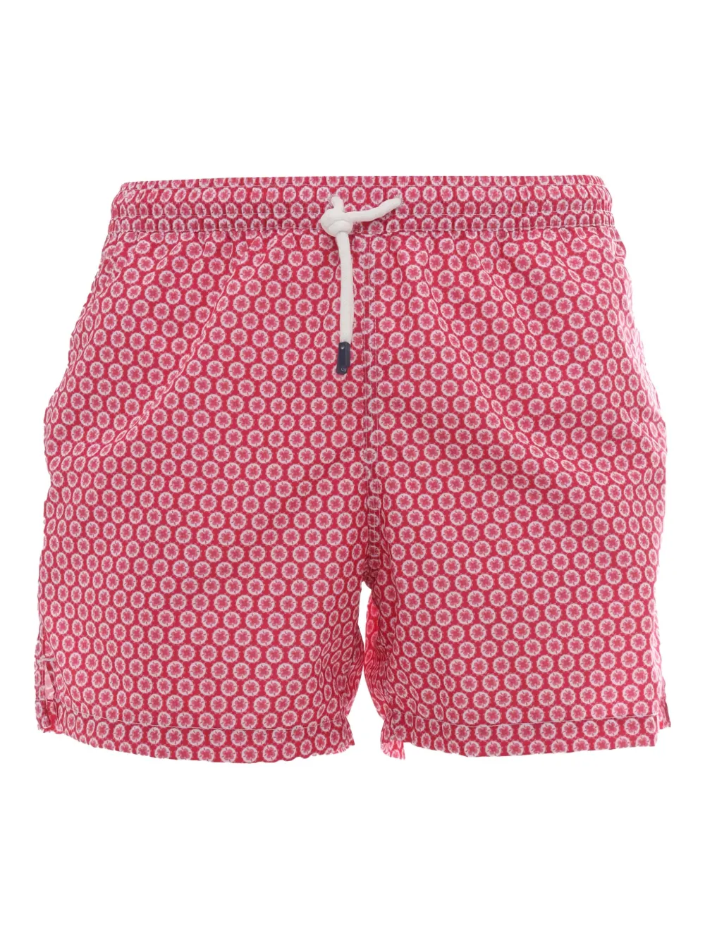 Fedeli Zwembroek met bloemenprint Rood