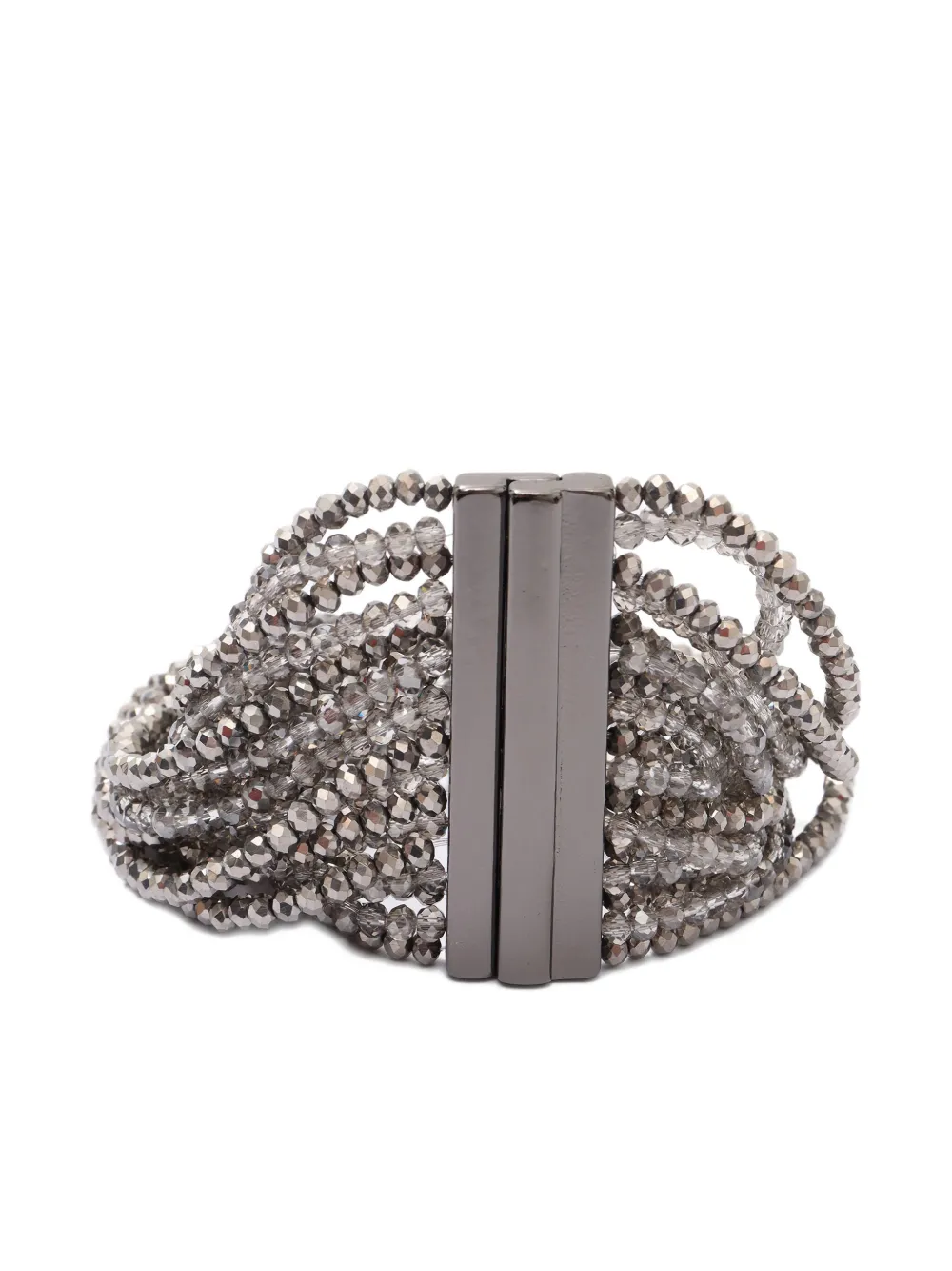 Antonelli Kralenarmband met stras - Zilver