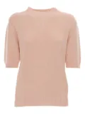 Fabiana Filippi sequin-embellished short-sleeve T-shirt - Pink