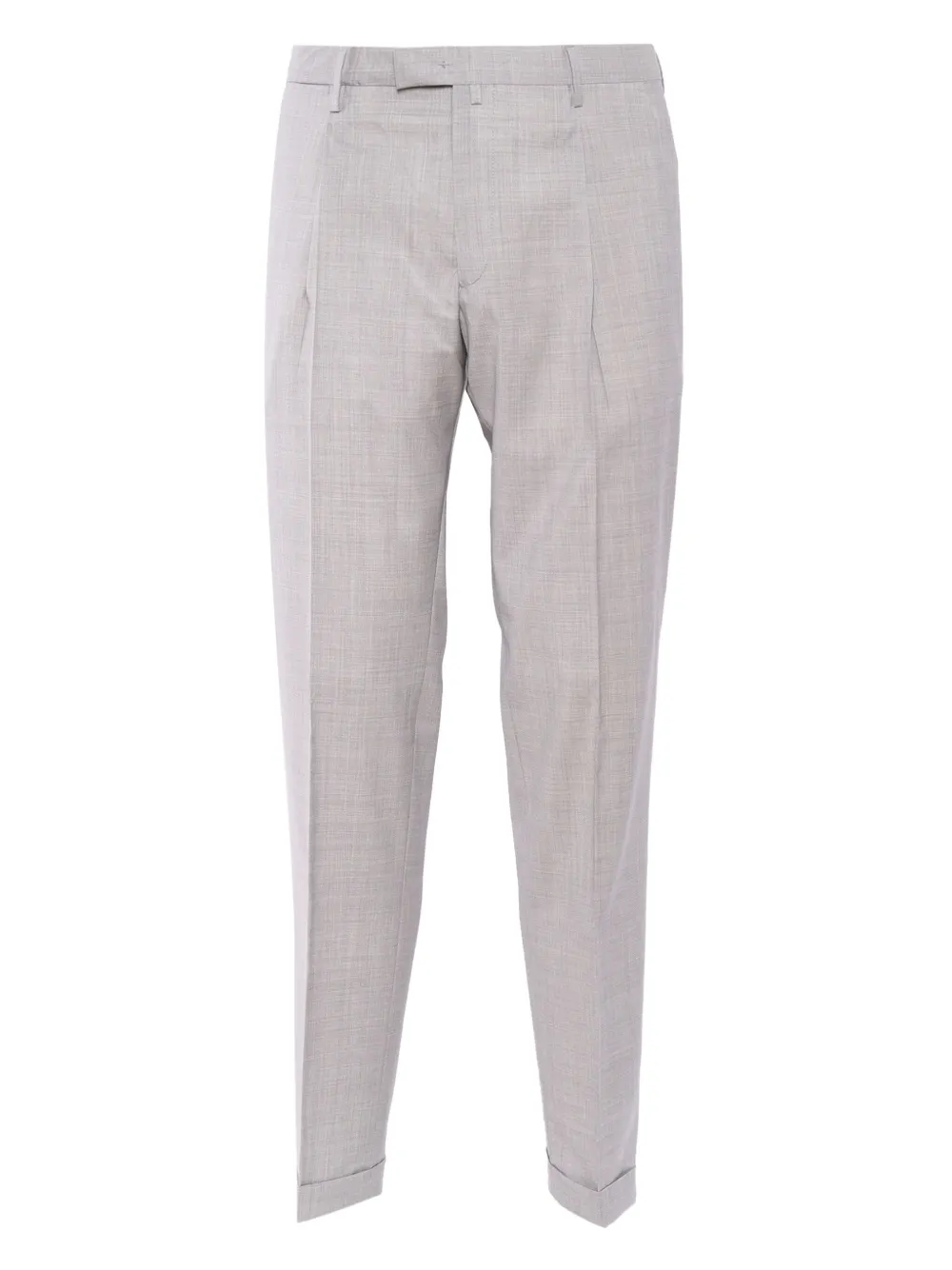 Briglia 1949 pleated cuffed tailored trousers | Grey | Image 1