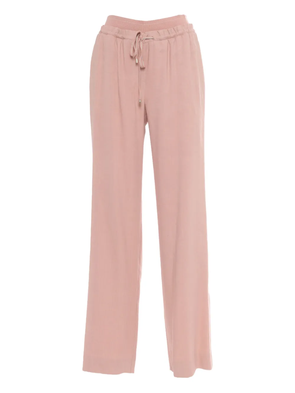 drawstring-waist trousers
