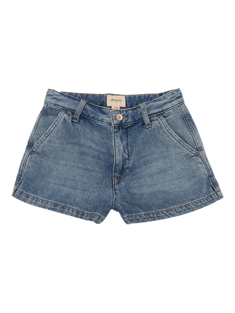 Bellerose Kids ポケット デニムショーツ - ブルー Bellerose Kids ポケット デニムショーツ - ブルー
