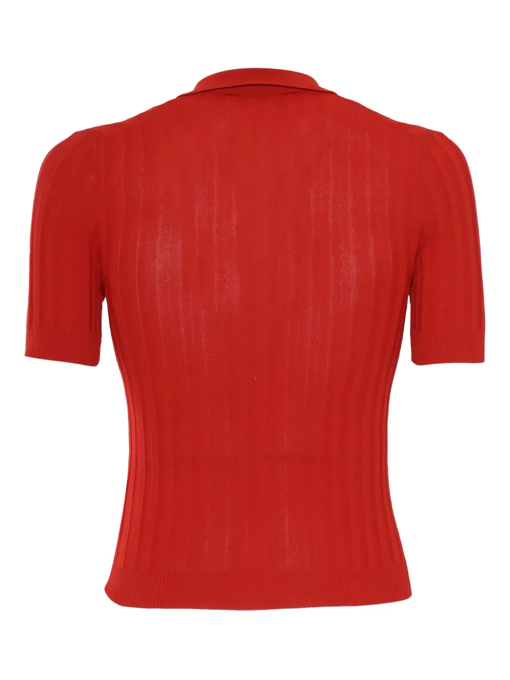 Filippo De Laurentiis Geribbelde polotop - Rood