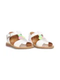 Pom D'api ice-cream leather sandals - White