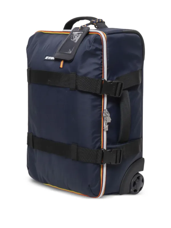 K-Way Small Blossac Cabin Suitcase Blue FARFETCH IN