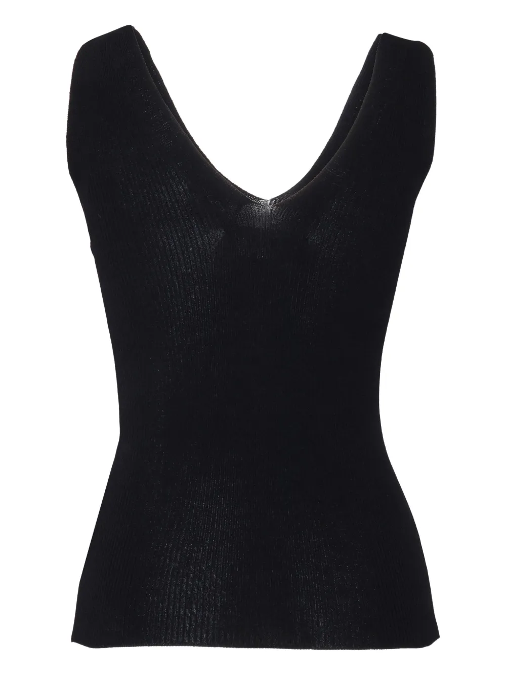Filippo De Laurentiis ribbed V-neck top | Vests & Tank Tops | Image 2