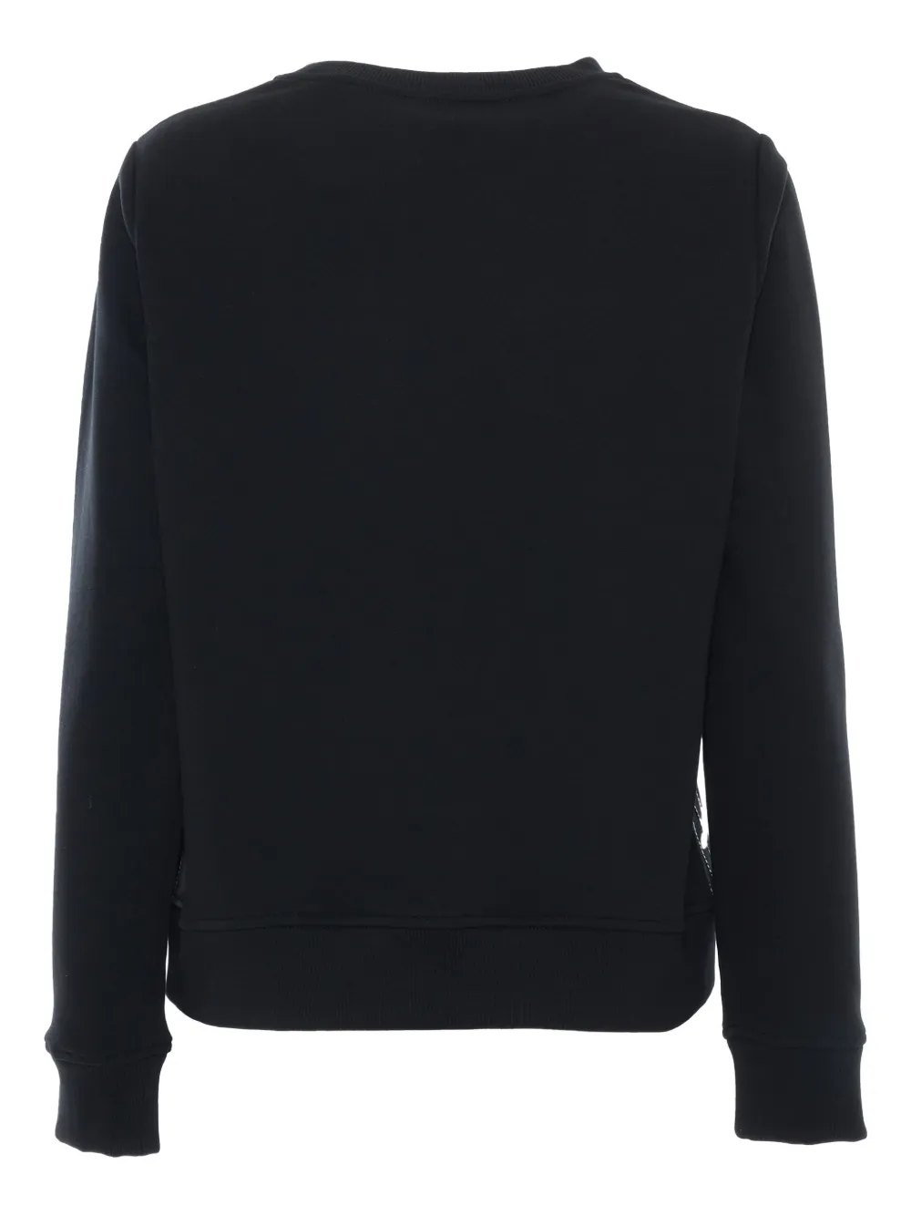Elisabetta Franchi Logo-print Cotton-blend Sweatshirt In Black